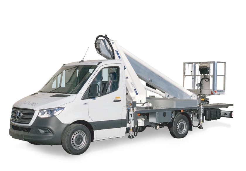 Platforme aeriene Multitel pe autoșasiu