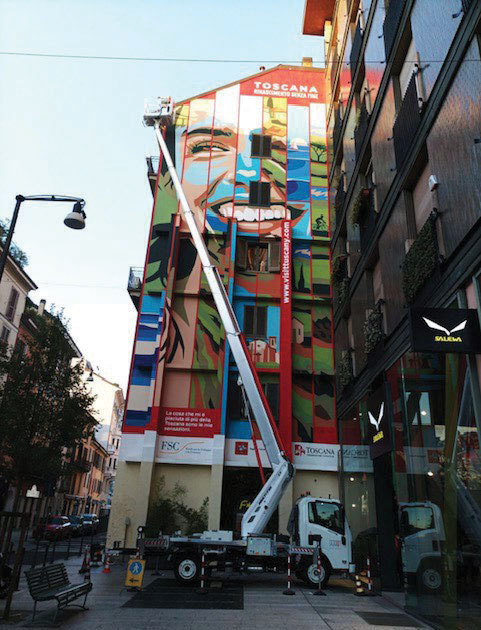 Autonacela Multitel în lucru la înălțime